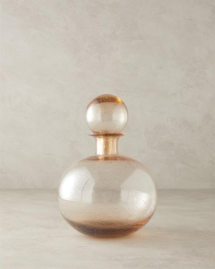 Gloria Sticlă Obiect Decorativ 20X20X28,5 cm Roz pal