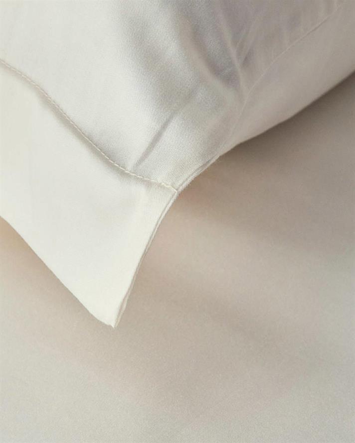 Glorious Mătase Double Set Lenjerie De Pat 200x220 cm Alb