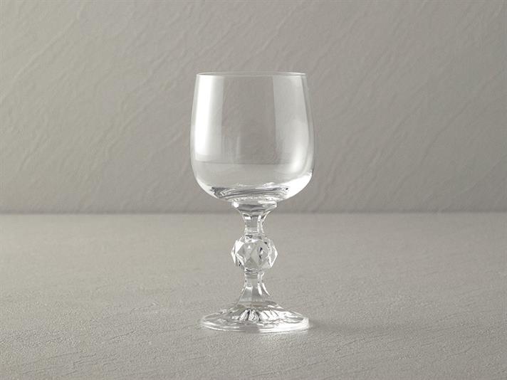 Set 3 Pahare De Vin, Glossy, Cristalin, 230 Ml, Transparent