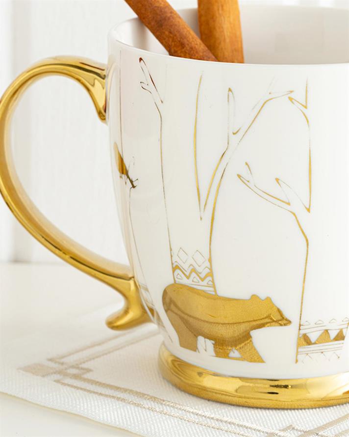 Gold Deer New Bone Cup 460 ml Gold