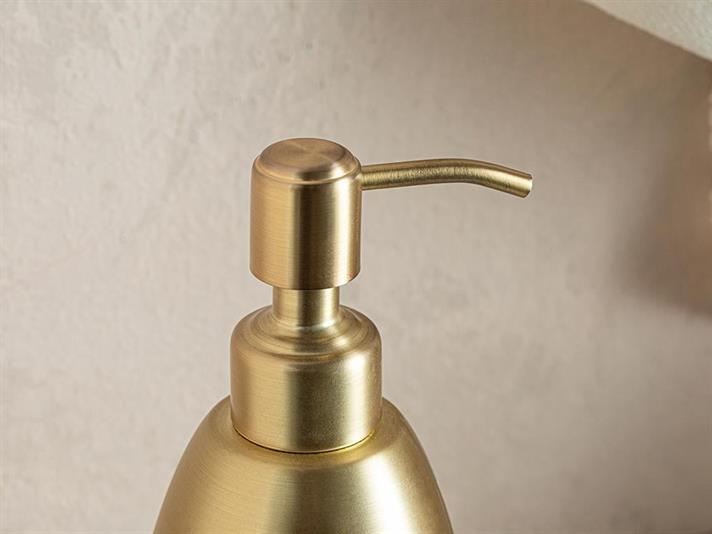Set 3 accesorii de baie, Goldness, oțel inoxidabil, 7,3x17 + 7,4x11,5 + 13,9x9,9x2 cm, auriu