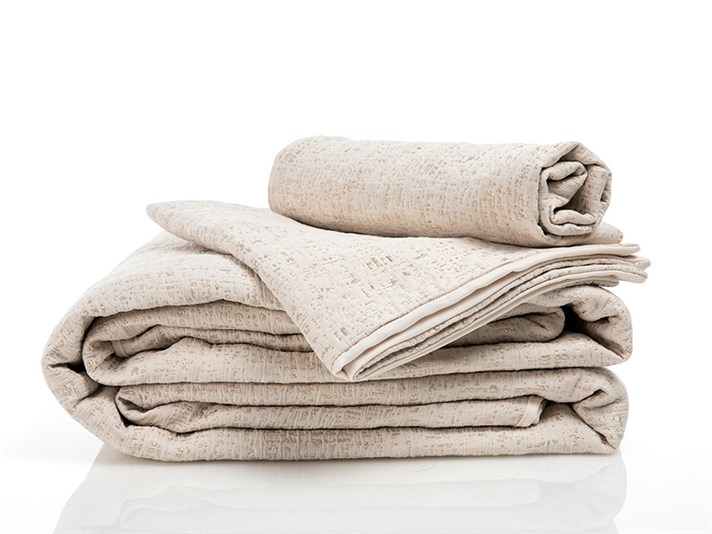 Goldy Argintiu  SET CUVERTURĂ DE PAT 240x260 cm Purpur de ceață