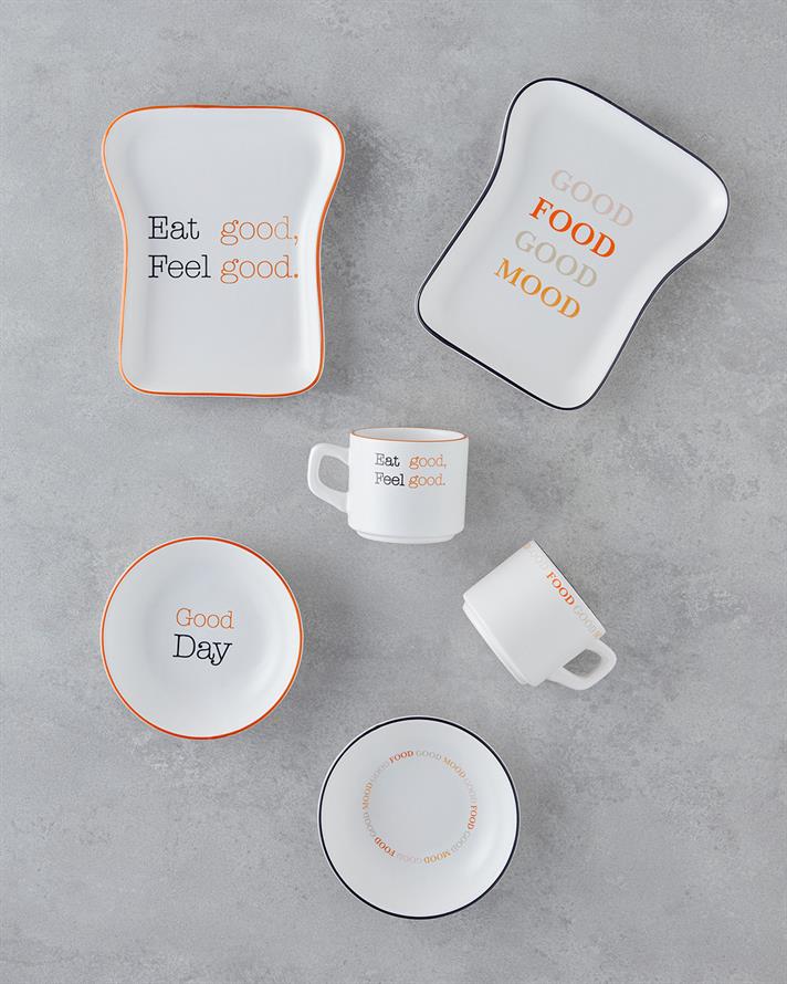 Good Day Ceramică Bol Pentru Alune 13 cm Portocaliu-Negru