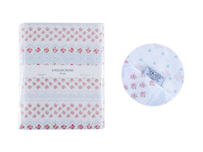 Grădină cu dungi Cu Bumbac Single Lenjerie De Pat 160x220 cm Roz