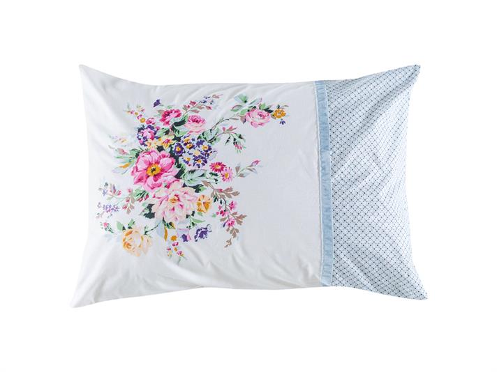 Grădină de cabană Cu Bumbac Cu 2 Piese Față De Pernă 50x70 cm Roz