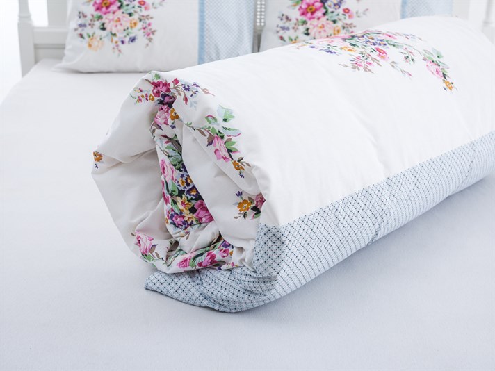 Grădină de cabană Cu Bumbac Double Lenjerie De Pat 200x220 cm Roz