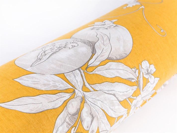 Grădină de lux Cu Bumbac Single Lenjerie De Pat 160x220 cm Galben