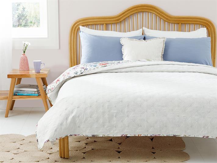 Grădină de primăvară King Size Cuvertură Multifuncțională 240*220 Cm Roz