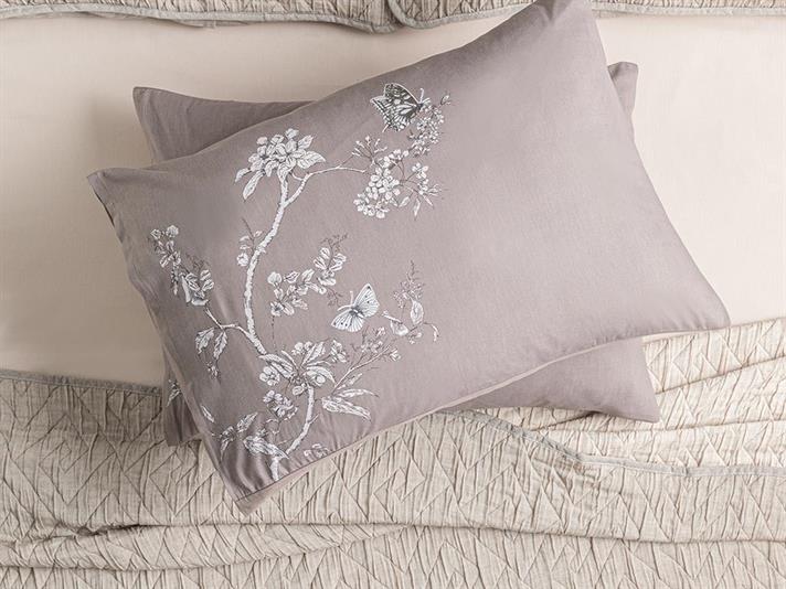 Secret Garden Cottony 2 Set Pillowcase 50x70 cm Brown