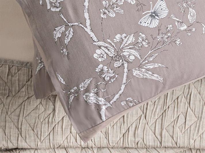 Secret Garden Cottony 2 Set Pillowcase 50x70 cm Brown