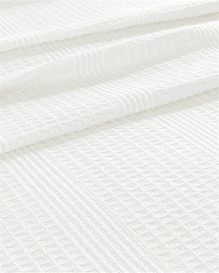 Grace Cu Feston Double Pătură De Vară 200x220 cm Alb