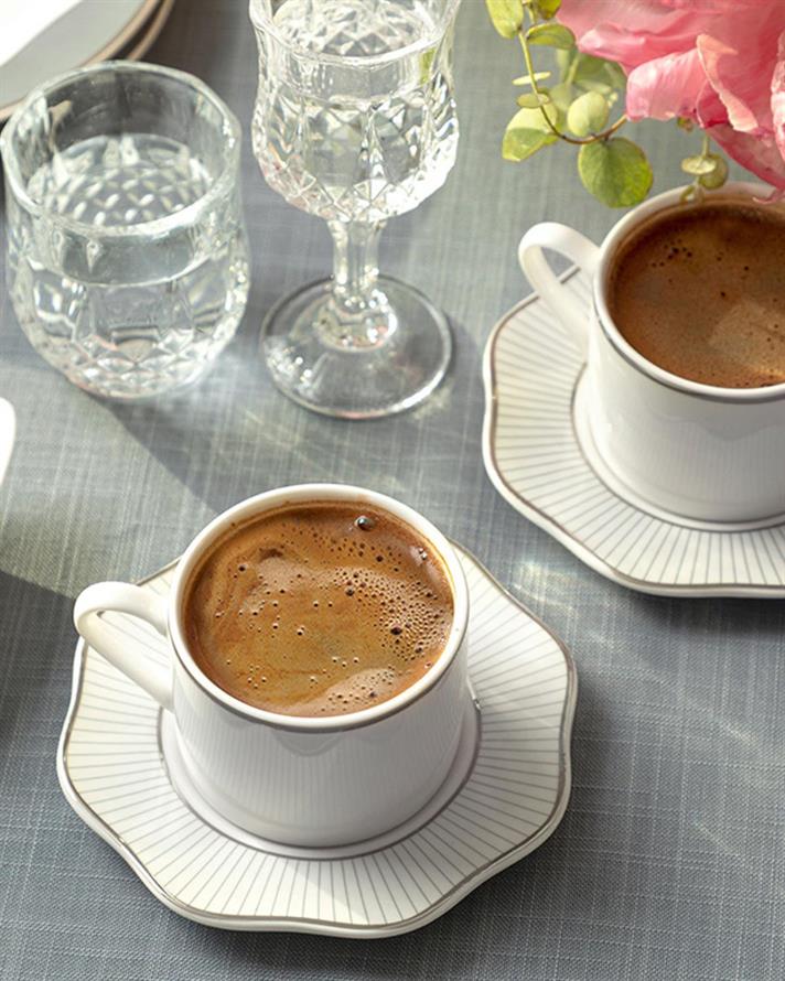 Grace # 4 Parça 2 Kişilik 80 ml Alb - gri