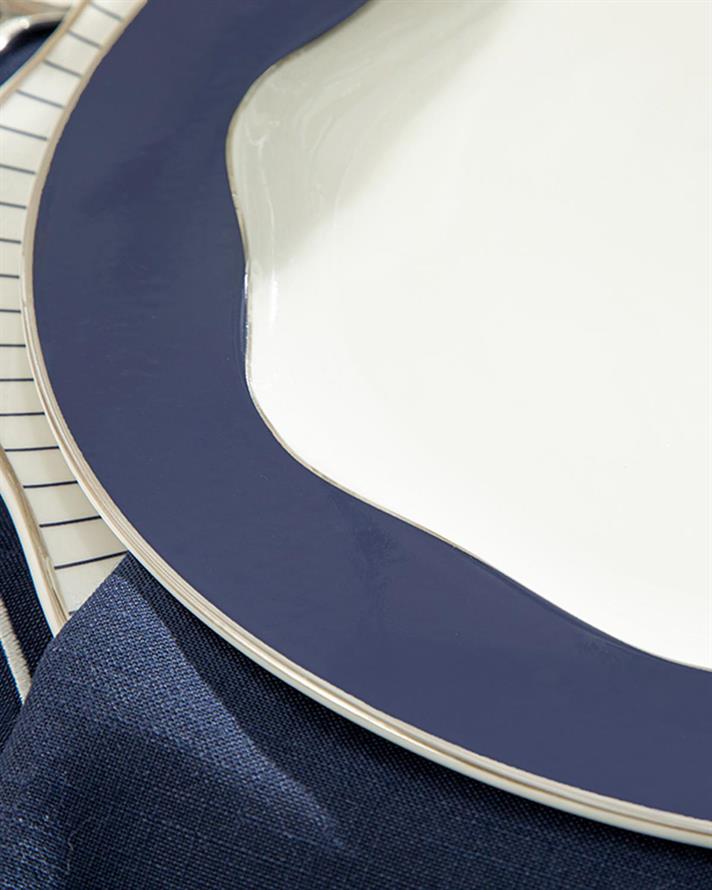Grace New Bone Service Plate 27 cm Dark Blue
