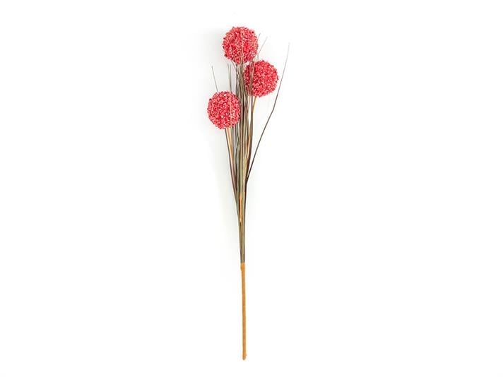 Grass Bush Artificial Flower - One Pc 63 cm DarkPink