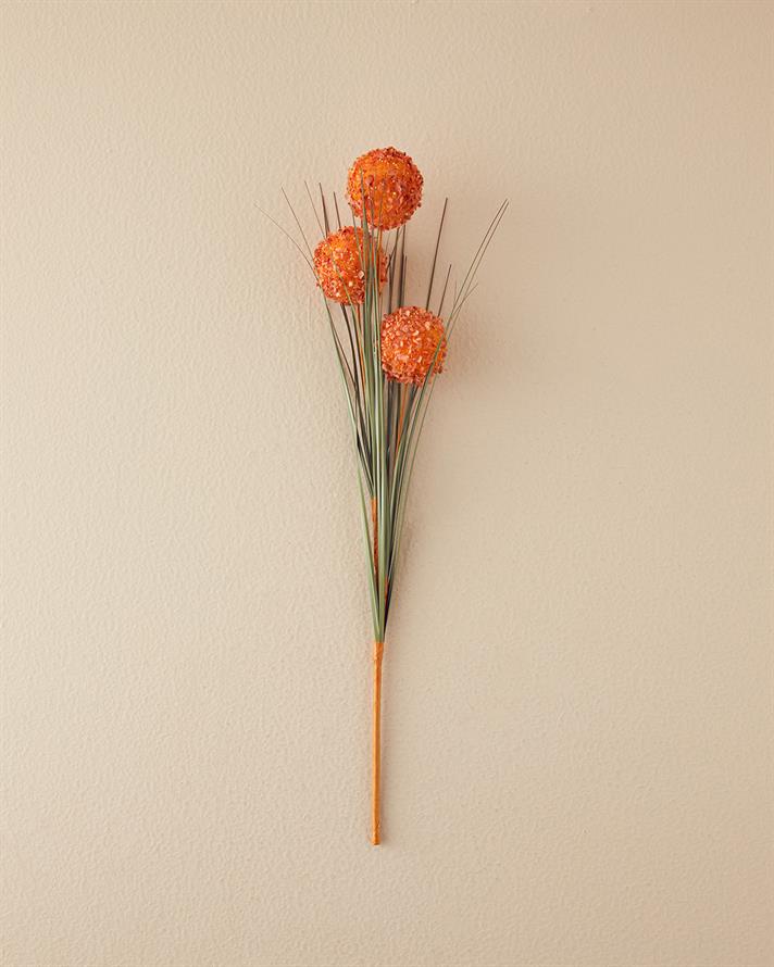 Grass Bush Artificial Flower - One Pc 63 cm Brown