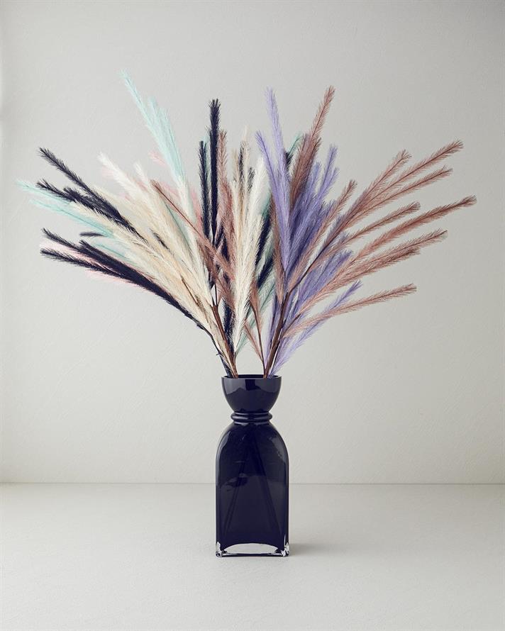 Grassy Artificial Flower - One Pc 120 cm Brown