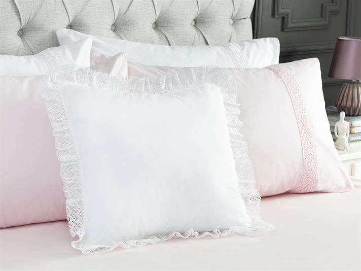 gratuit Cu Kopanaki Decorativ O Piesă Față De Pernă 45x45 cm Alb