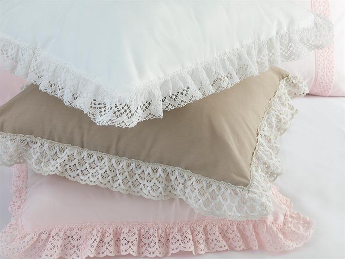 gratuit Cu Kopanaki Decorativ O Piesă Față De Pernă 45x45 cm Alb