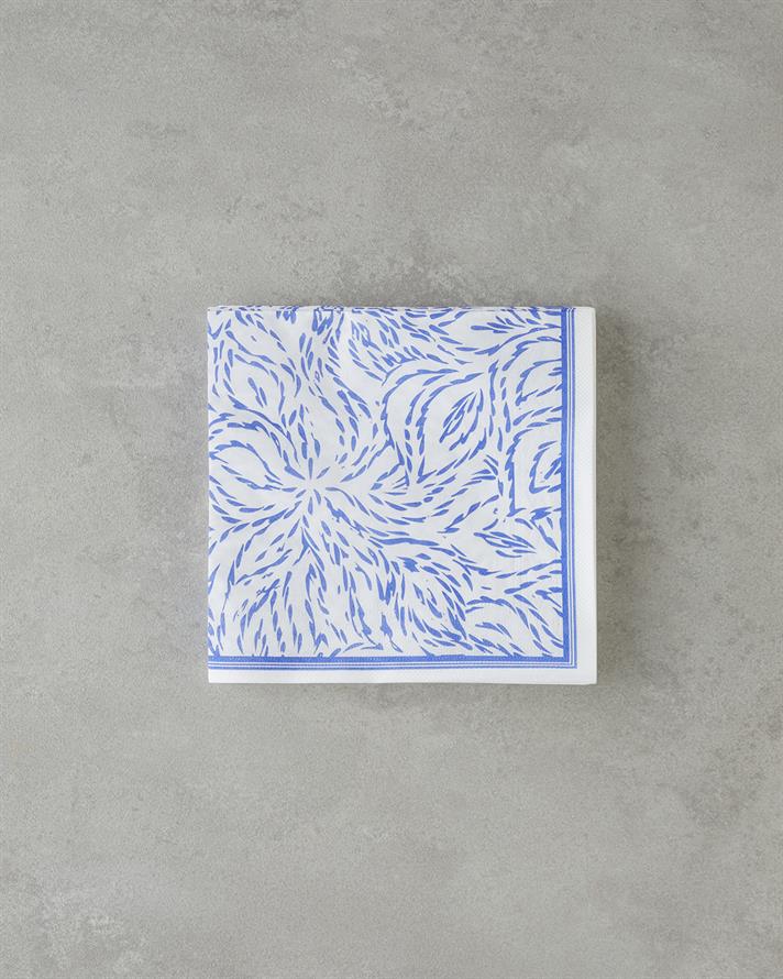 Aqualis Hârtie Cu 20 Piese Șervețele De Hârtie 33x33 cm Albastru - Alb