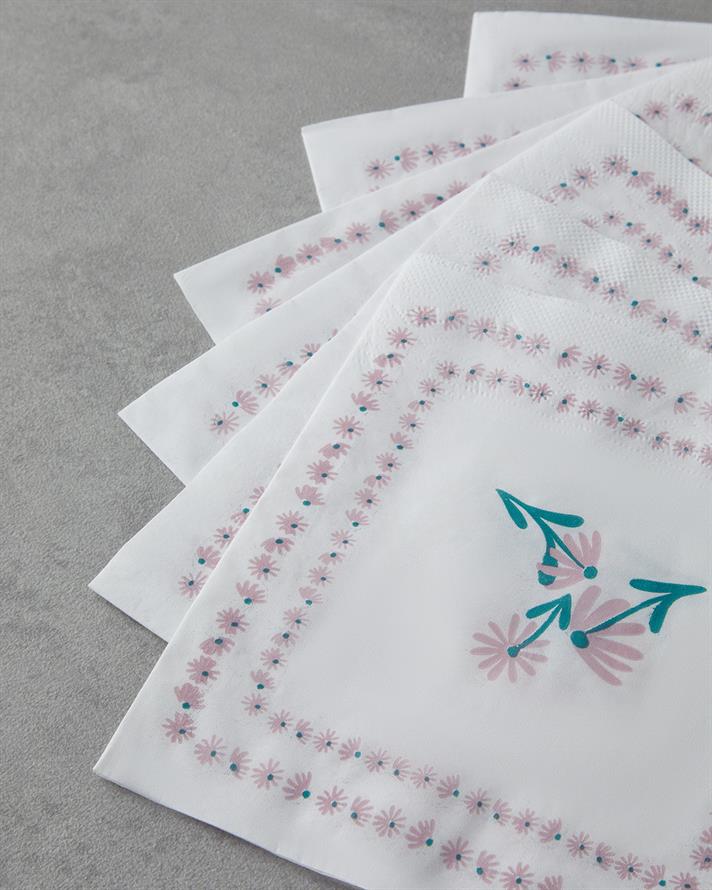 Pudlily Hârtie Cu 20 Piese Șervețele De Hârtie 33x33 cm Colorat