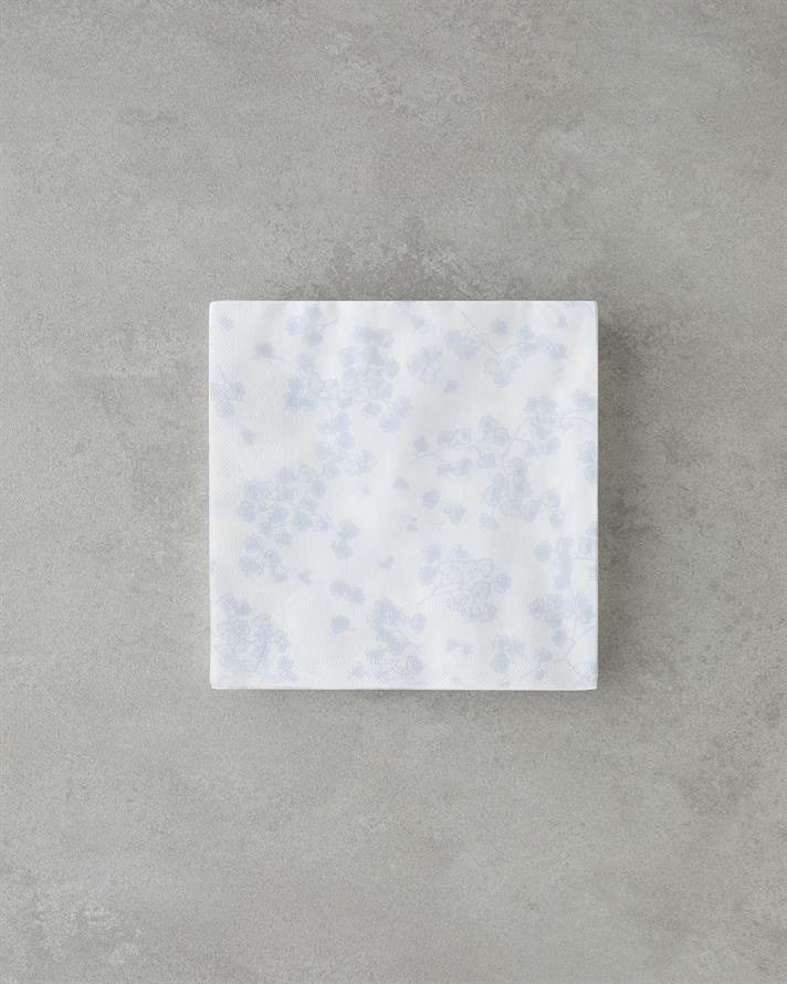 Bluvita Hârtie Cu 20 Piese Șervețele De Hârtie 33x33 cm Albastru - Alb