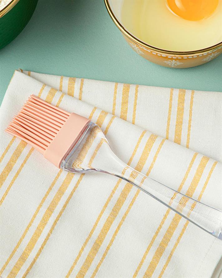 Haky Pensulă Pentru Ouă, Silicon, 22 Cm, Albastru Închis - Roz