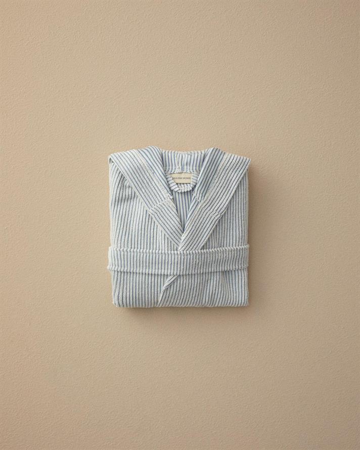 Halat de baie pentru copii, #, bumbac, 4-6 ani, bleu