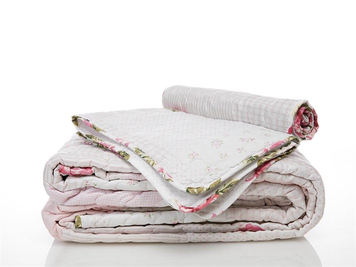 Harper  Patchwork Double Person  SET CUVERTURĂ DE PA 240x260 cm Pink