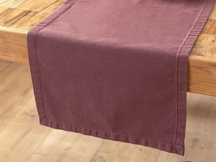 Traversă de masă, Harvey, Bumbac, 40x140 Cm, mov