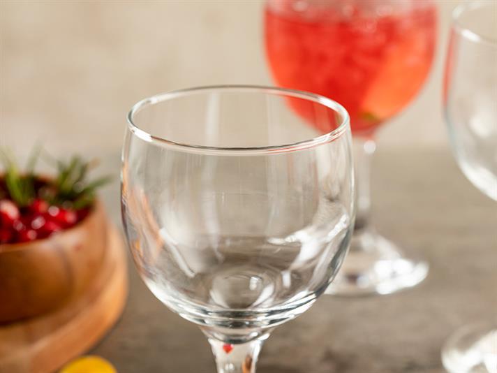 Set 3 Pahare de vin, Helen, sticlă, 240 ml, transparent