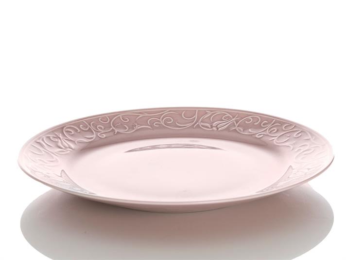 Helena Porcelain Single Service Plate 25 cm Pink