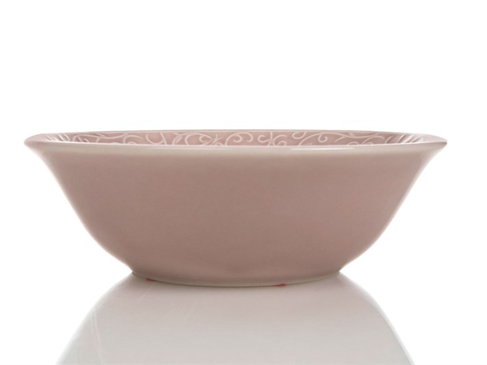 Helena Porcelain Single Bowl 15 cm Pink