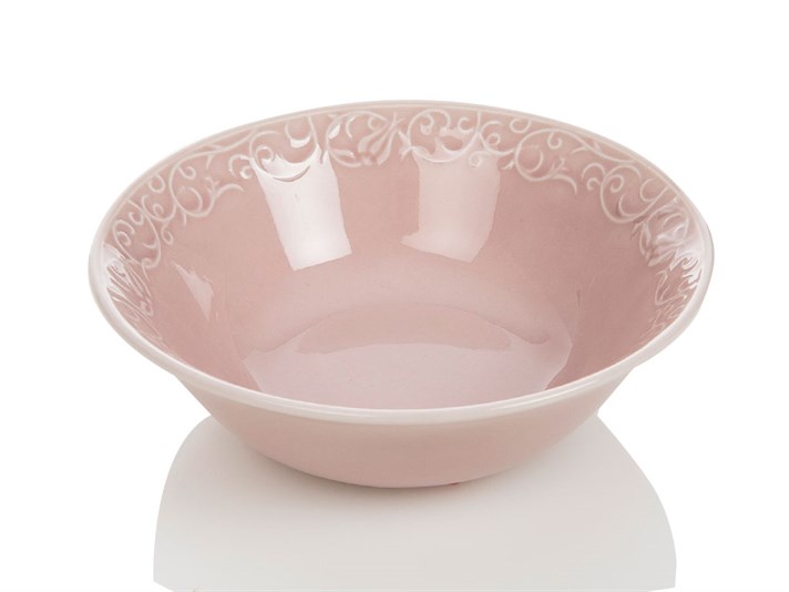 Helena Porcelain Single Bowl 15 cm Pink