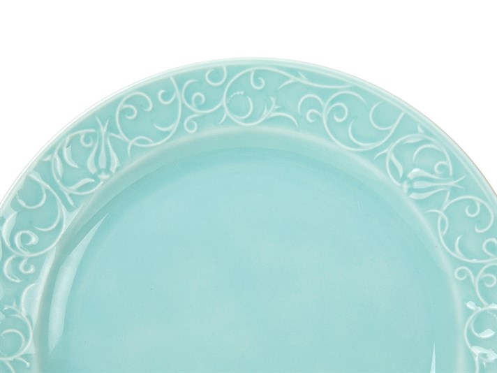 Helena Porcelain Single Cake Plate 20 cm Blue