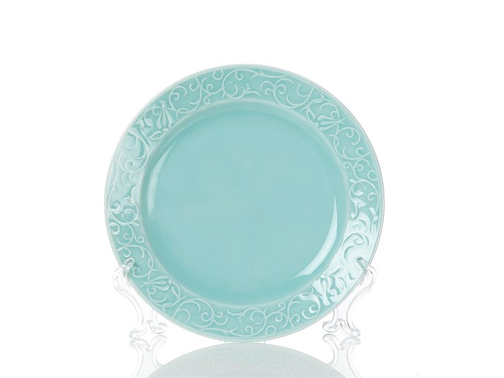Helena Porcelain Single Cake Plate 20 cm Blue