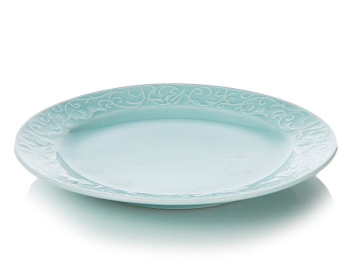 Helena Porcelain Single Cake Plate 20 cm Blue