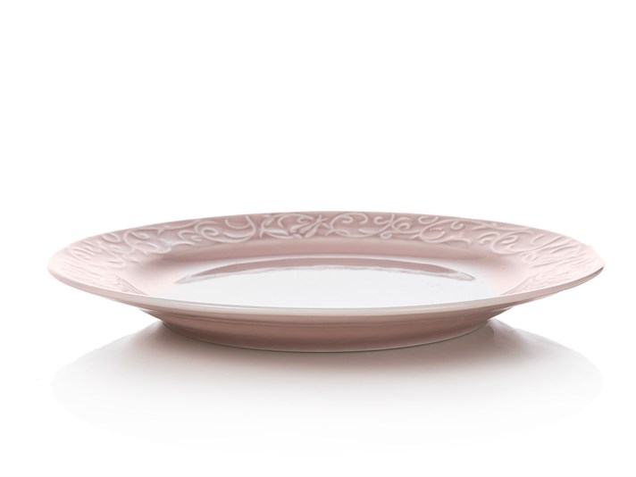 Helena Porcelain Single Cake Plate 20 cm Pink