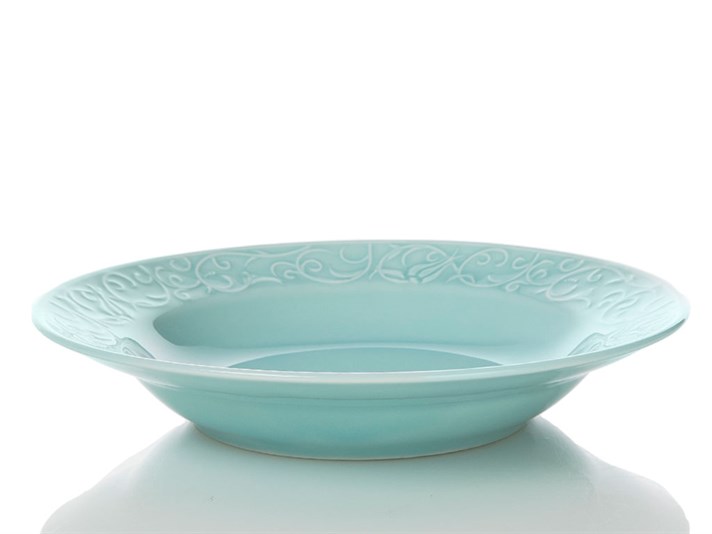 Helena Porcelain Single Dinner Plate 22 cm Blue