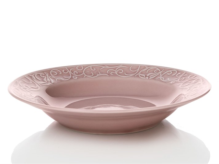 Helena Porcelain Single Dinner Plate 22 cm Pink