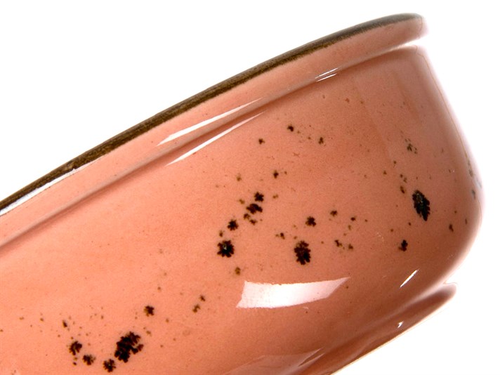 Helm Porcelain Round Oven Cover 12 cm DarkPink