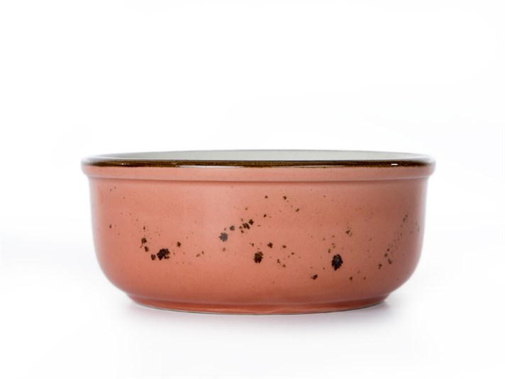 Helm Porcelain Round Oven Cover 12 cm DarkPink