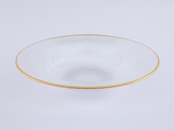 Hera Glass Large Salad Bowl 28 cm Transparent