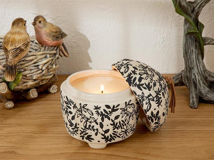 Herbs Scented Candle 185 G Anthracite