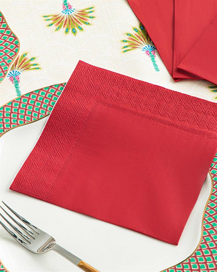 Hilfe Șervețele De Hartie Set 20, Hârtie, 33*33 Cm, Gri-Verde