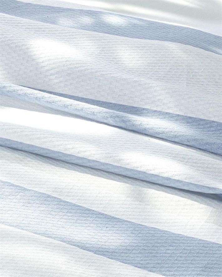 HIP STRIPE Imprimat Single Set Pătură De Vară 150x220 cm Albastru