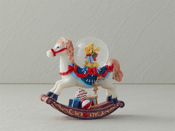 Horse And Bear Glob De Zapada 10,5*4,5*10,5 Cm Roșu