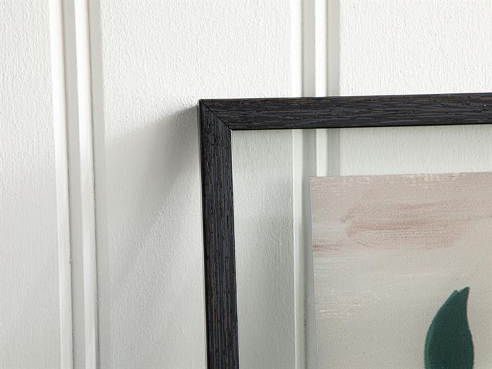 Tablou, Houses with Tree, sticlă, 37x27 cm, maro