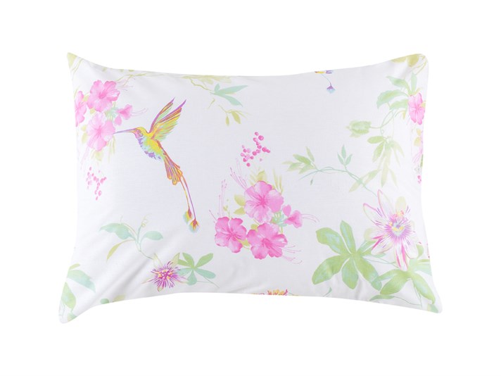 Humming păsări Cu 2 Piese Față De Pernă 50x70 cm Fucsia