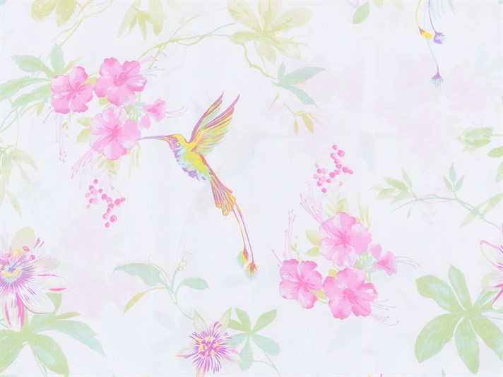 Humming păsări Cu 2 Piese Față De Pernă 50x70 cm Fucsia