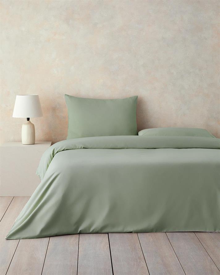 Husa de pilota pentru doua persoane, Pure, bumbac, 200x220 cm, verde